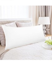 PiccoCasa Body Pillow  Cover Egyptian  Cotton Bolster Pillow Cases 29x47 4ft ...