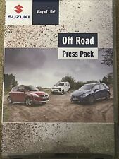 Suzuki Off Road Car Genuine Press Sales Information Booklet And USB Stick
