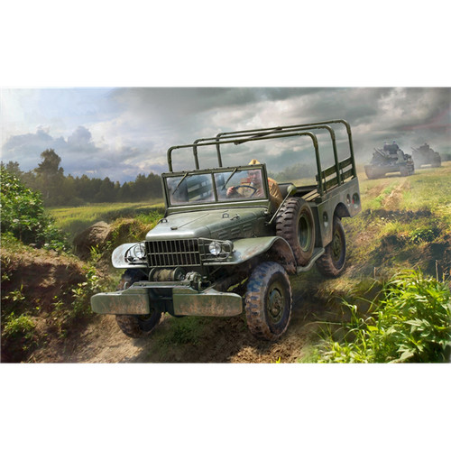 Zvesda scale dodge wc 52 - scale,