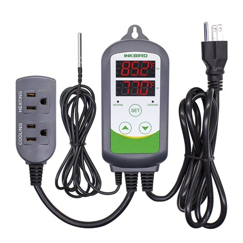 Dual stage outlet thermostat - dual-stage,