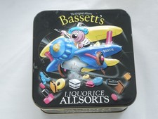 Bassett's Liquorice All sorts Bertie Plane Tin