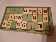 Lotto Vintage Tombola Cards