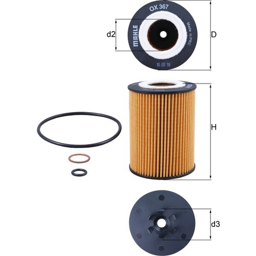 367d oil filter - 367d,