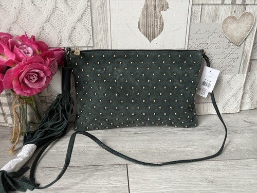Topshop green suede leather - suede,