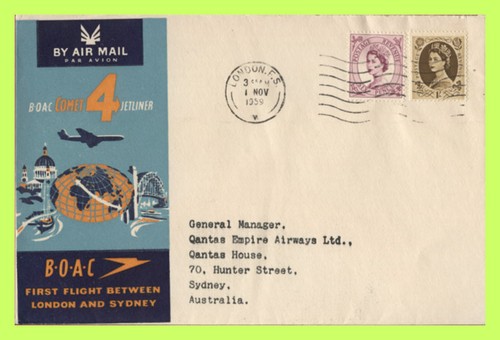 1959 boac comet 4 - g.b.,