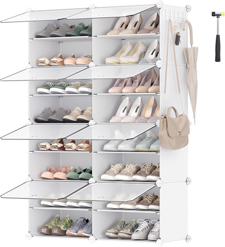 Interlocking shoe rack - interlocking,