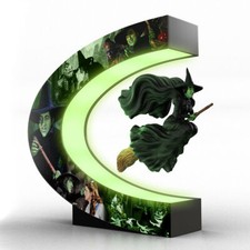 THE WIZARD OF OZ Wicked Witch Levitating Sculpture With Light-Up Base Figurine