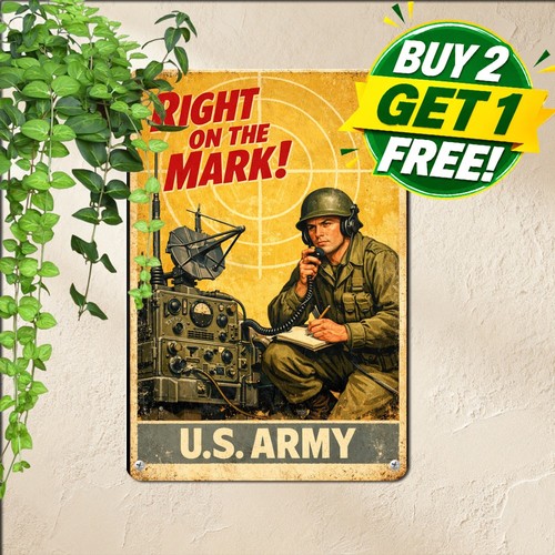 Wwii army vintage - us, poster