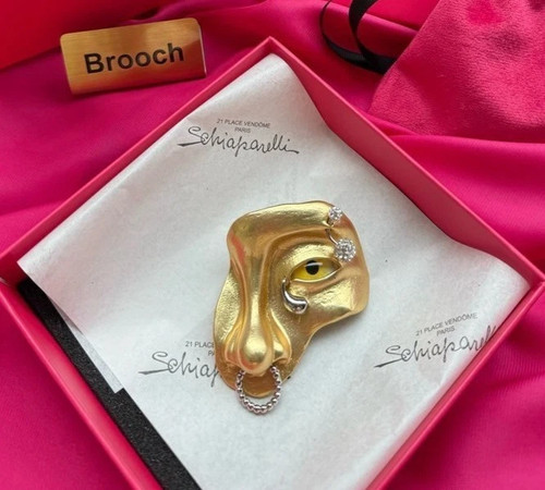 Schiaparelli yellow eye - , nose