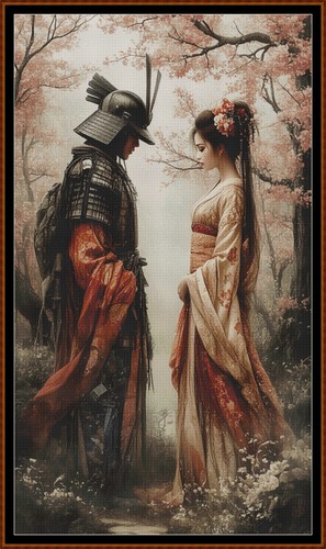 Geisha her samurai 2 cross - &,