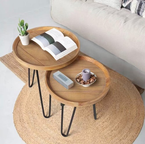 Round nesting coffee - round,