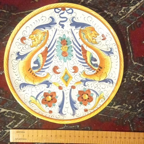 Deruta italian pottery plate