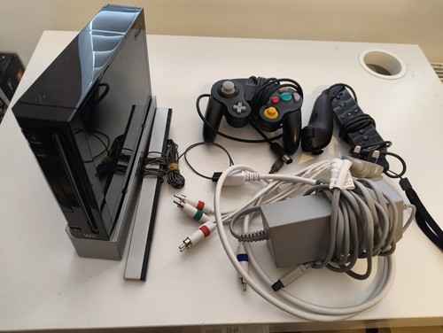 Nintendo wii rvl 001 black - rvl-001,