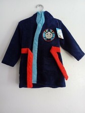 BOYS THOMAS THE TANK ENGINE HOODED FLEECE DRESSING GOWN SIZE 18 - 23 MONTHS NEW