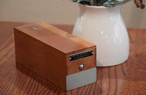 Vintage wooden kodaslide - vintage,