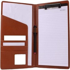 A4 Leather Clipboard Folder