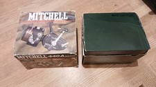 Stunning boxed Mitchell 440A Match Autobail Fishing reel 2 spools & spoolpot.