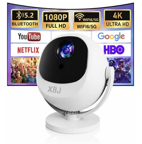 Xbj mini projector 1080p 4k - xbj,