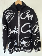 Corteiz Knit Sweater (Black/White) / Size M-L / Brand-New with Tags