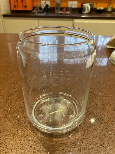 Glass storage jar - jar, 1000ml