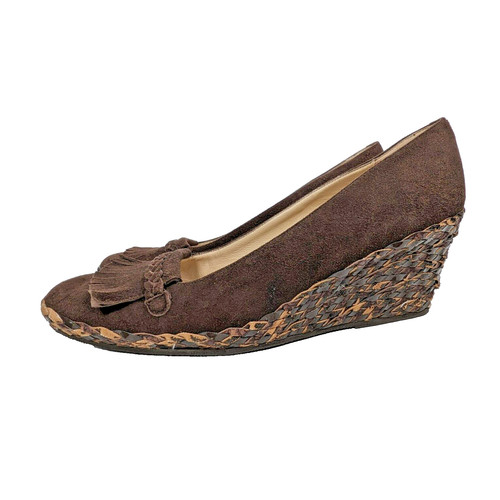 Bruno magli brown suede - suede, kiltie