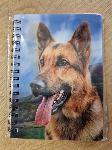 German shepherd notebook - german,
