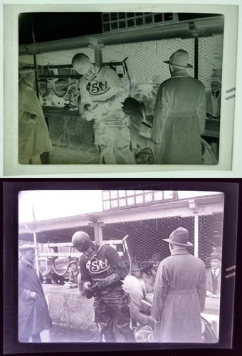 Rare celluloid photo negative - celluloid,