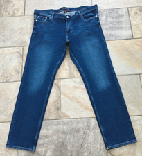 Mens Tommy Hilfiger MADISON Straight Comfort Blue Stretch Denim Jeans - W44 L34