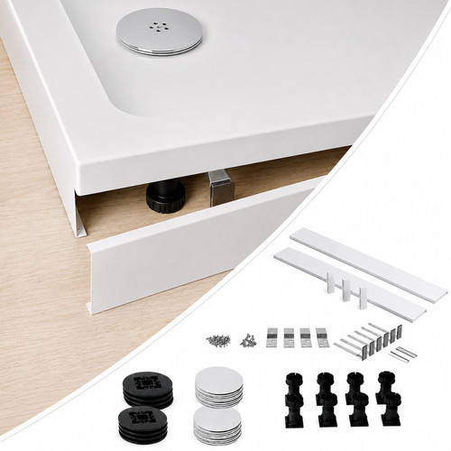 Adjustable shower tray riser - shower,