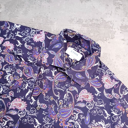 Eton cotton shirt - eton, mens