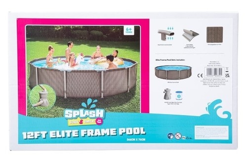 Elite frame pool 12ft - pool,