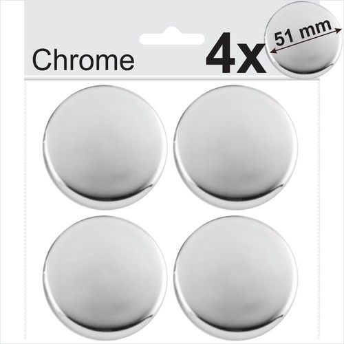 51mm chome domed resin - 4x,
