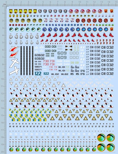 Decals 144 ace - decals, combat