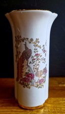 Vintage Hand Made Greek Vase with 14K Gold Accents