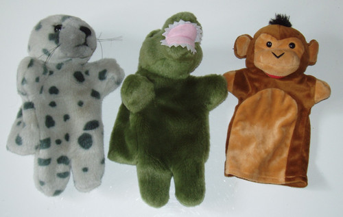 Hand puppets seal - hand,