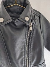 Baby unisex jacket black - black, faux