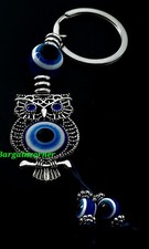 Turkish Evil Eye (E16) Keyring Good Luck Nazar Eye Talsman Lucky Charm Key Ring