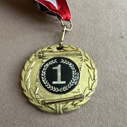 Metal costume 1st place medal - costume,