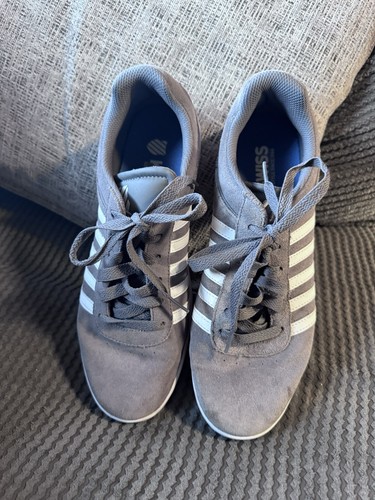 Swiss grey suede court - grey,