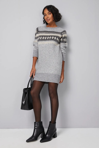 Wallis grey jumper dress - jumper,