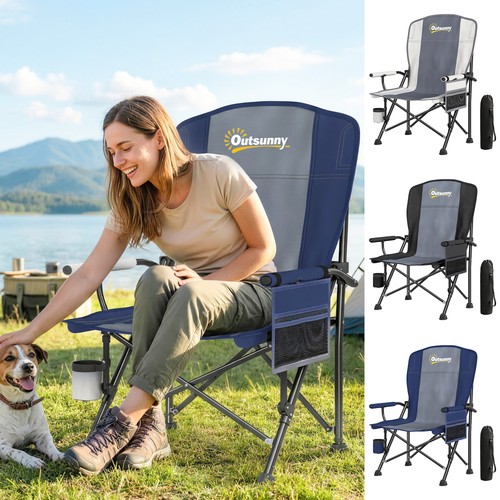 Camping chair padded - chair, folding