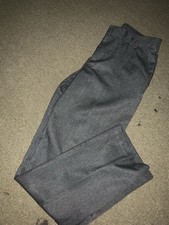 Boy’s Grey School Uniform Trousers. Age 14 Years. From Matalan -adjustable Waist