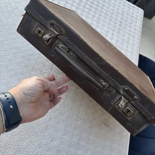 Vintage 1940s Brown Leather