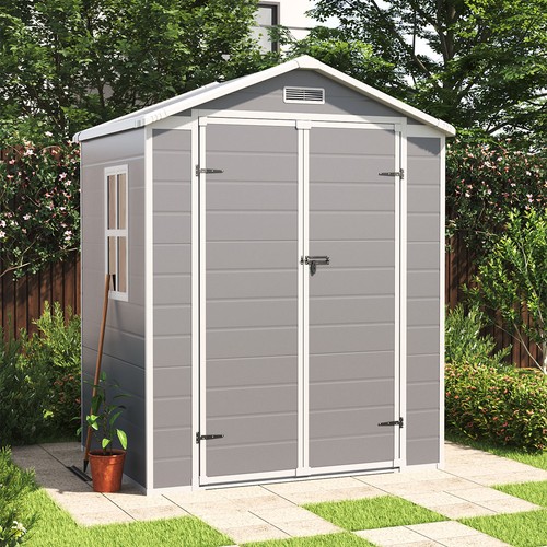 6x4 4ft outdoor storage shed - outdoor,