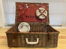 Vtg MCM Brexton Brown Wicker