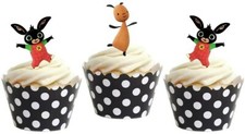 Bing Stand Up Cup Cake Toppers Edible Birthday Party Decorations