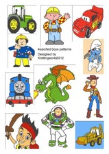 11 boys patterns intarsia