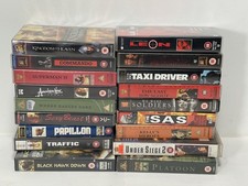 Joblot Of VHS Tapes Action War