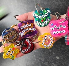 Handmade Resin keyrings
