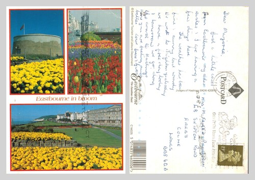 Vintage postcard eastbourne - postcard,